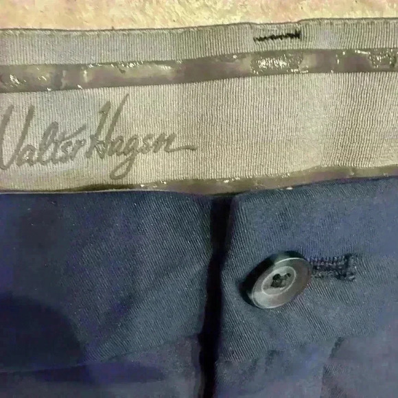 Walter Hagen 11 Wins Flat Front Navy Pants Size 34/30 - Picture 4 of 4